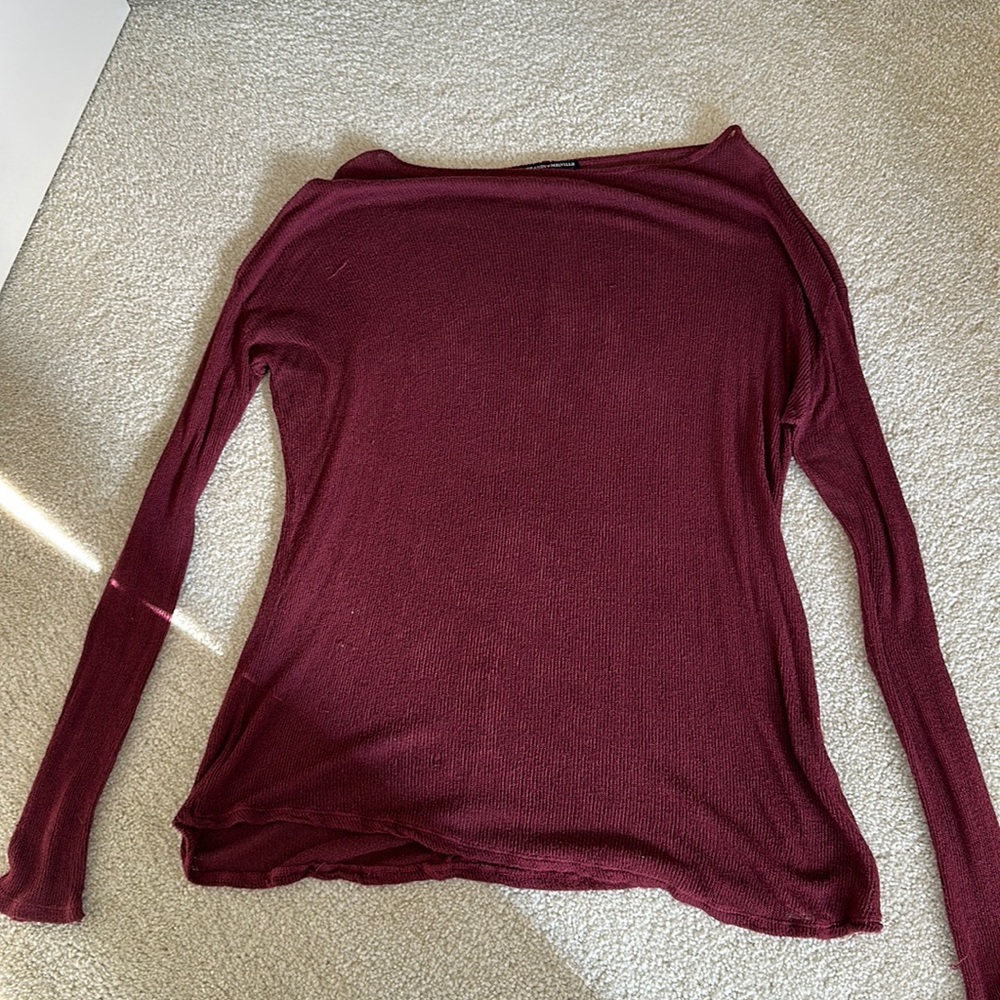 Maroon brandy Melville sweater